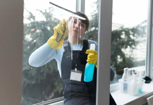 Nettoyage de vitres intérieures et extérieures à Mouzeuil-Saint-Martin